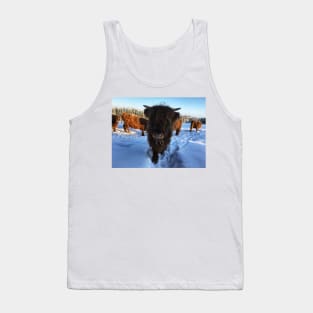 Scottish Highland Cattle Calf 1670 Tank Top